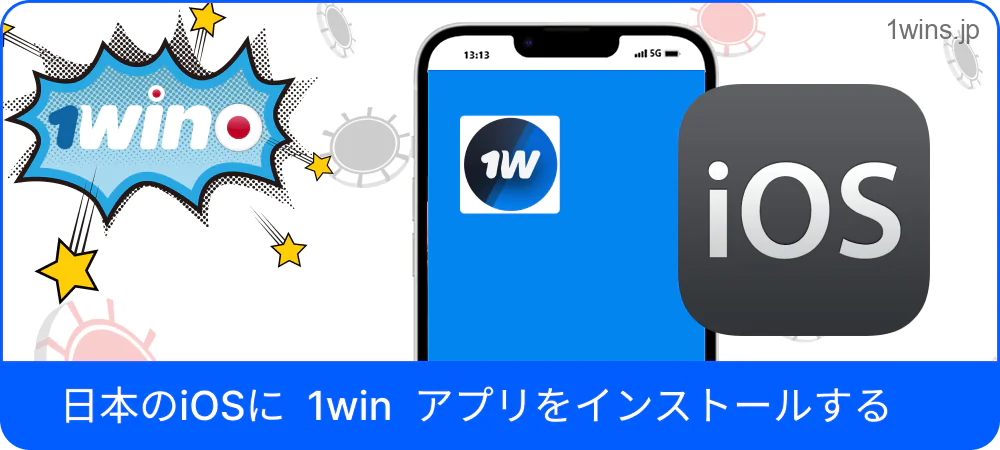 iPhoneで1Winを設定する手順
