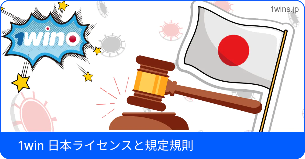 1Winライセンスとルールについての表示
